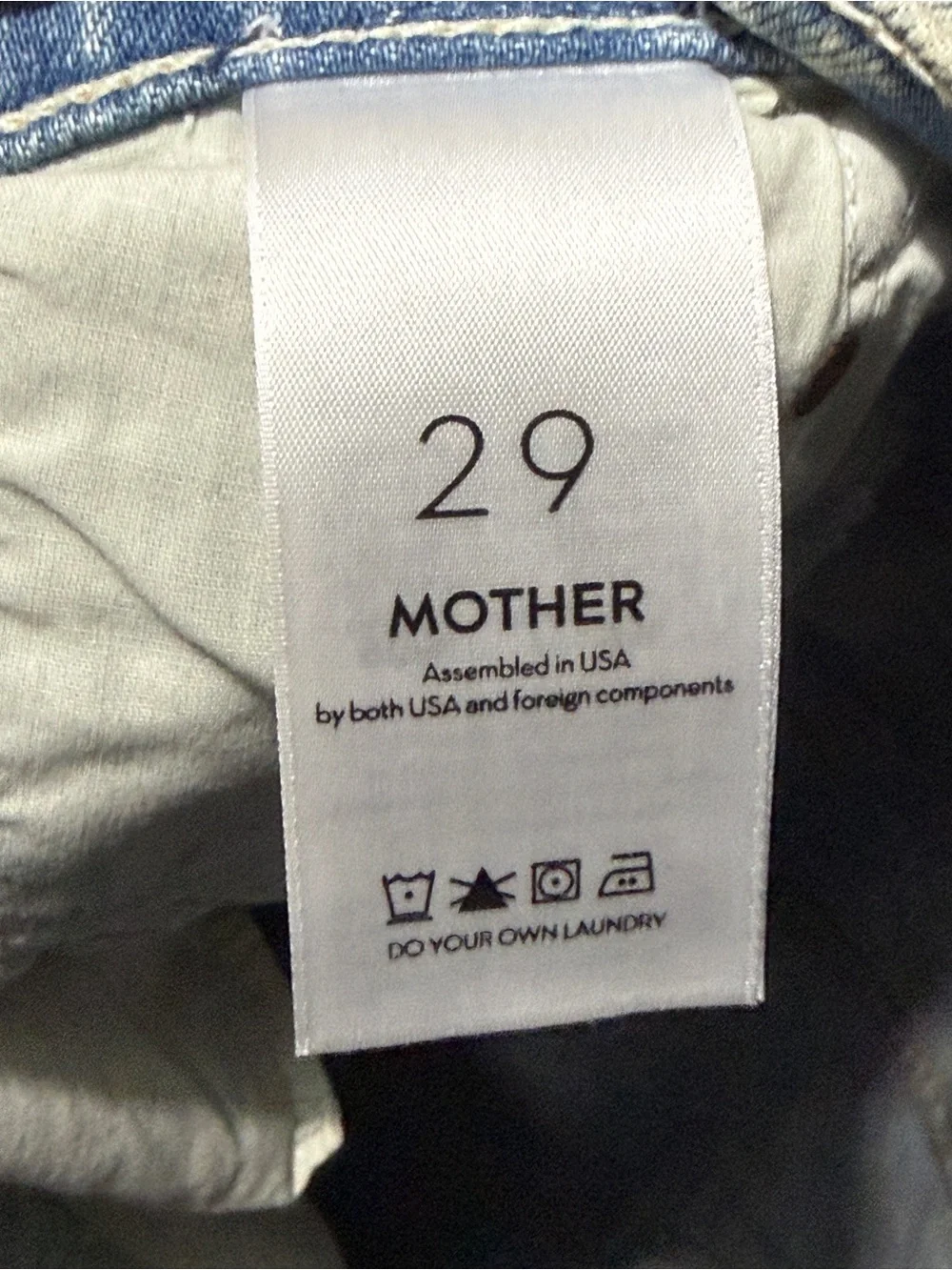 Mother Superior The Tripper Cutoff Fray Shorts Women's 29 in Skating on Thin Ice